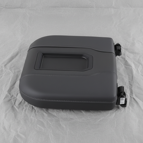 2019-2023 Silverado 1500 2500HD 3500HD Genuine OEM Black Leather Armrest - Middle Detail