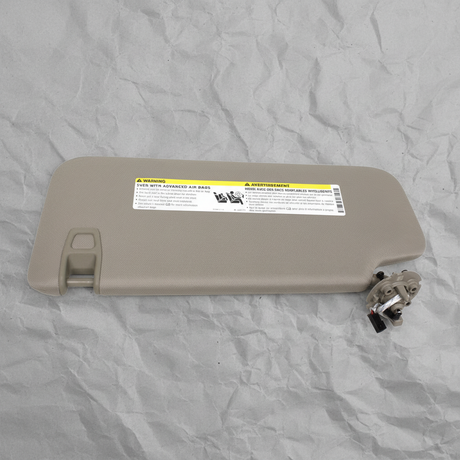 2017-2019 GMC Acadia OEM Passenger Side Sun Visor Beige Cloth