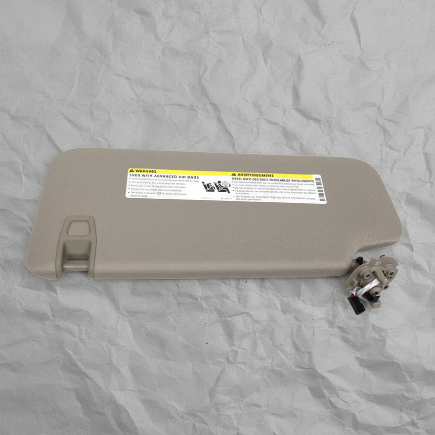 2017-2019 GMC Acadia OEM Passenger Side Sun Visor Beige Cloth
