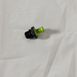 PCV valve on grey wrinkled kraft paper background