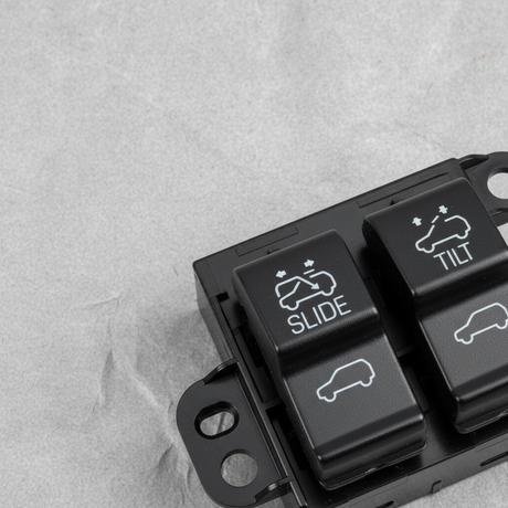 2014-2020 GM Sunroof Switch Black Carbon Metallic OEM - Top Detail