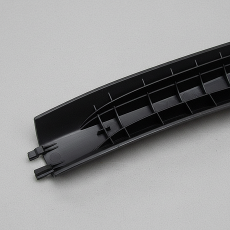 2011-2015 Ford Explorer Police Interceptor Utility Driver Rear Roof Rack End Cap OEM - Bottom Detail Angle 2