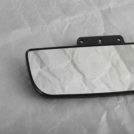 Chevy Express GMC Savana OEM Lower Mirror Glass - Bottom Detail