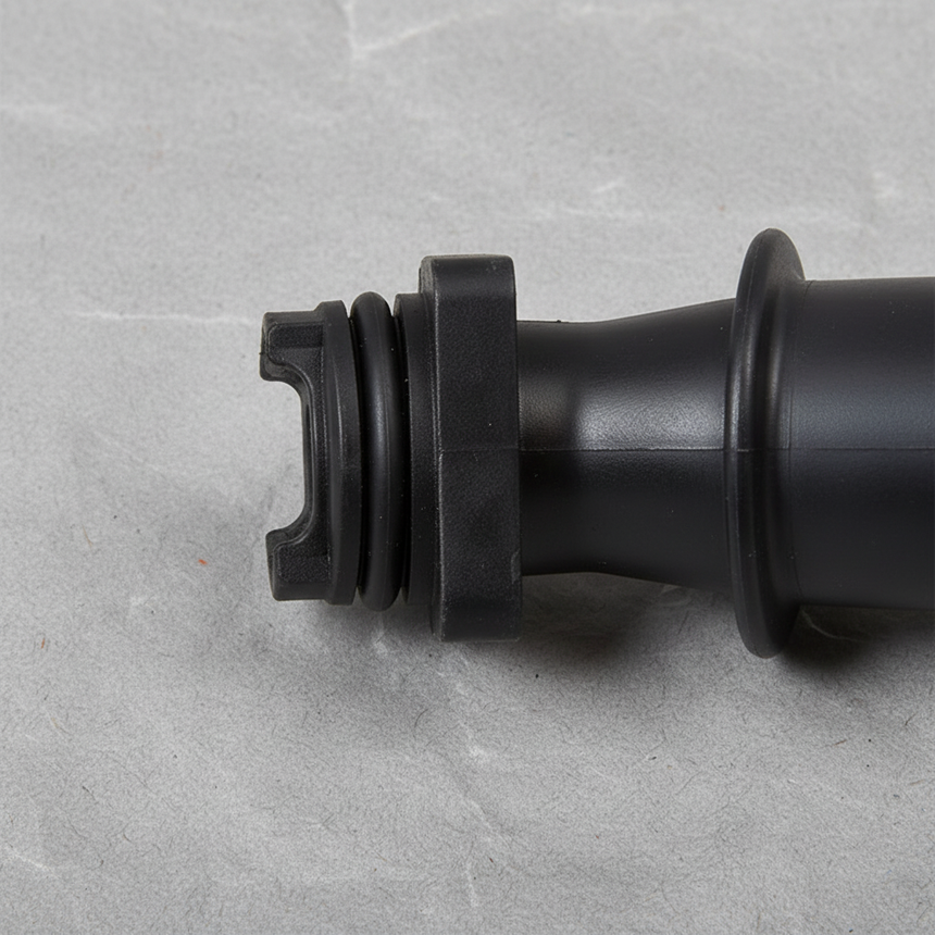 Ford E-350 Super Duty Oil Filler Tube Connector Top Detail