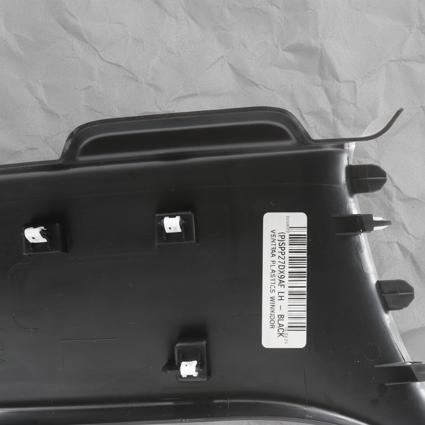 2017-2026 Pacifica Voyager Rear Driver Door Scuff Plate Black OEM