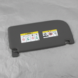 2018-2020 Ford F-150 Crew Cab Driver Side Gray Sun Visor Genuine OEM - Full View