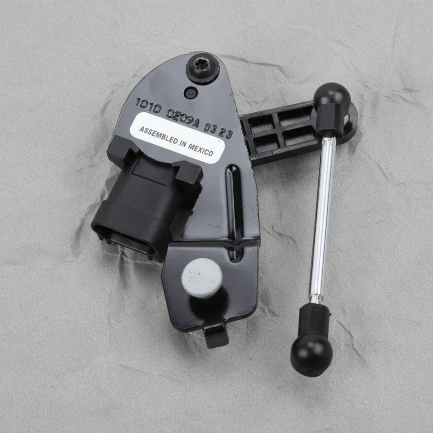 2016-2024 Chevrolet Camaro Passenger Side Headlight Level Sensor - Macro Detail Angle 2