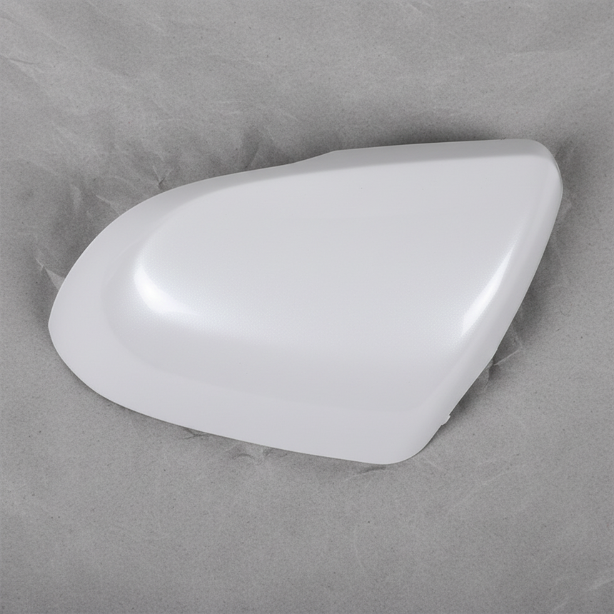 GM OEM Driver Side Mirror Back Cover Unpainted - Middle Detail