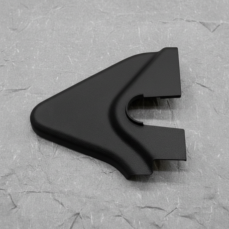 2016-2019 Ford Explorer 3rd Row Seat Latch Cover Ebony OEM - Full View