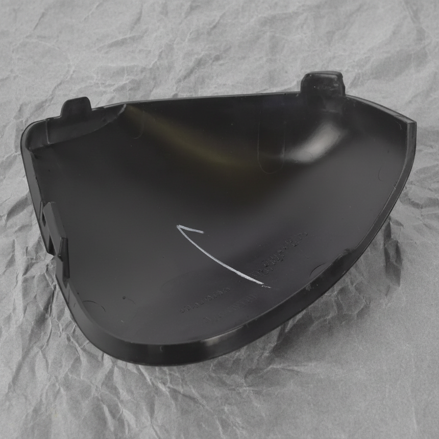 Close-up alternate angle of Ford OEM Front Grille Cap for 2014-18 Transit Connect