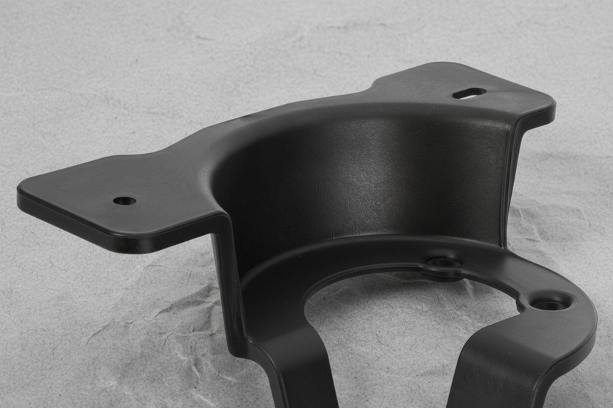 Driver Side Fog Light Bracket - Top Section Detail