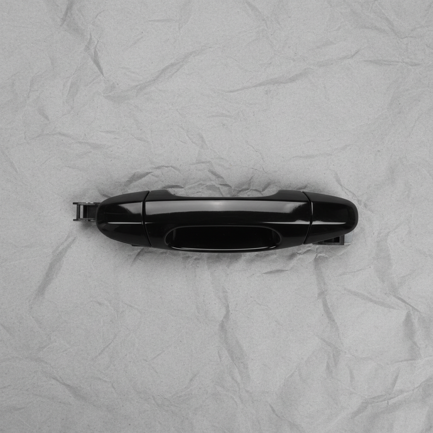 2007-2015 Mazda CX-9 RX-8 Passenger Outside Handle Brilliant Black OEM - Full View 2