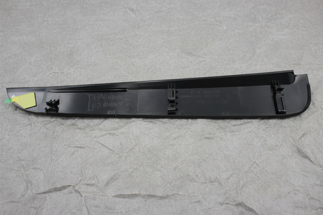 Driver Side Rear Door Pillar Cover Black - Bottom Detail Angle 2