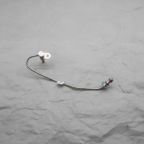 2020-2024 Ford Explorer Aviator Turbocharger Oil Feed Line Passenger OEM - Full View 2