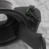 Fuel tank filler pipe housing hinge - middle section detail
