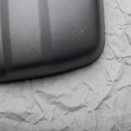 Nissan Titan OEM Passenger Side Door Mirror Cap Black - Bottom Detail
