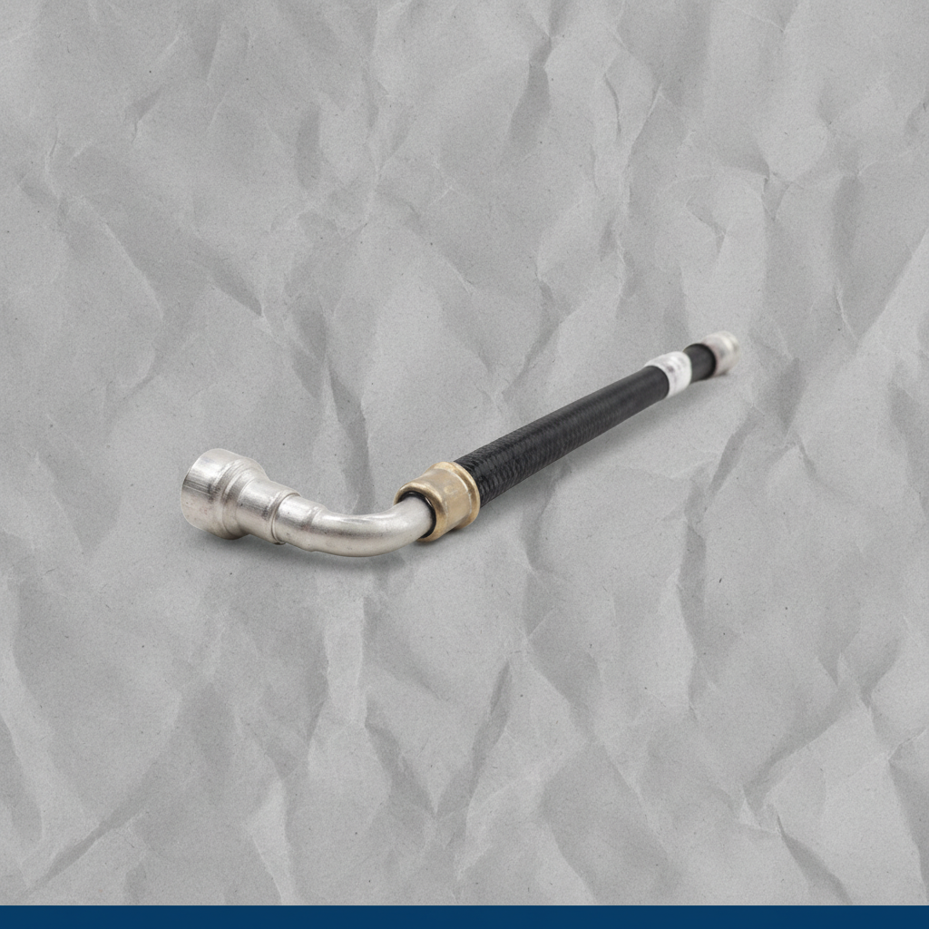 Silverado Sierra HD Fuel Cooler Hose Detail