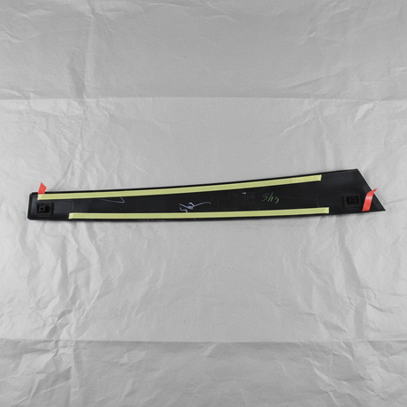 Genuine Nissan OEM Driver Side Front Door Pillar Applique Molding - Full View 2
