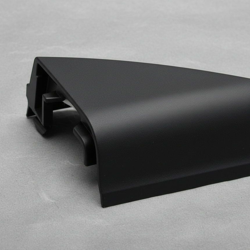 2006-2011 Honda Civic Coupe Driver Inside Mirror Trim Cover Garnish OEM - Top Detail Angle 2