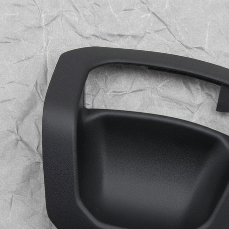 Jeep Wrangler OEM Passenger Side Seat Back Release Bezel - Top Detail