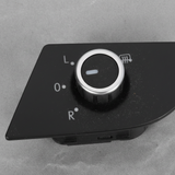 2012-18 Volkswagen Passat OEM Door Mirror Switch Black White Chrome - Middle Detail