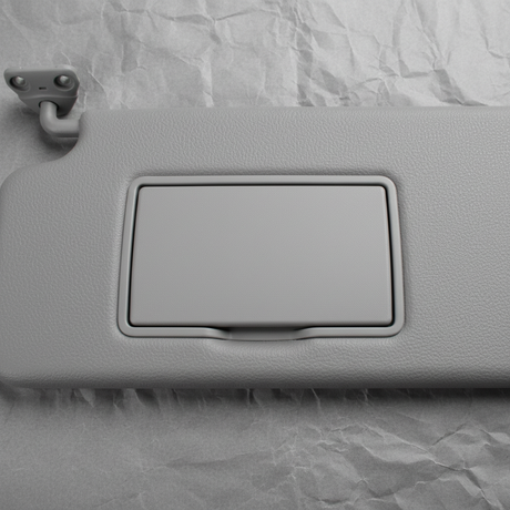 Genuine 2017-2024 Nissan Titan Crew Cab Driver Side Sun Visor with Vanity Mirror OEM - Middle Detail