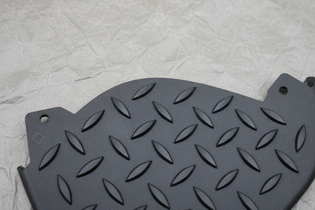 Passenger Side Rear Bumper Step Pad Insert - Top Section Detail