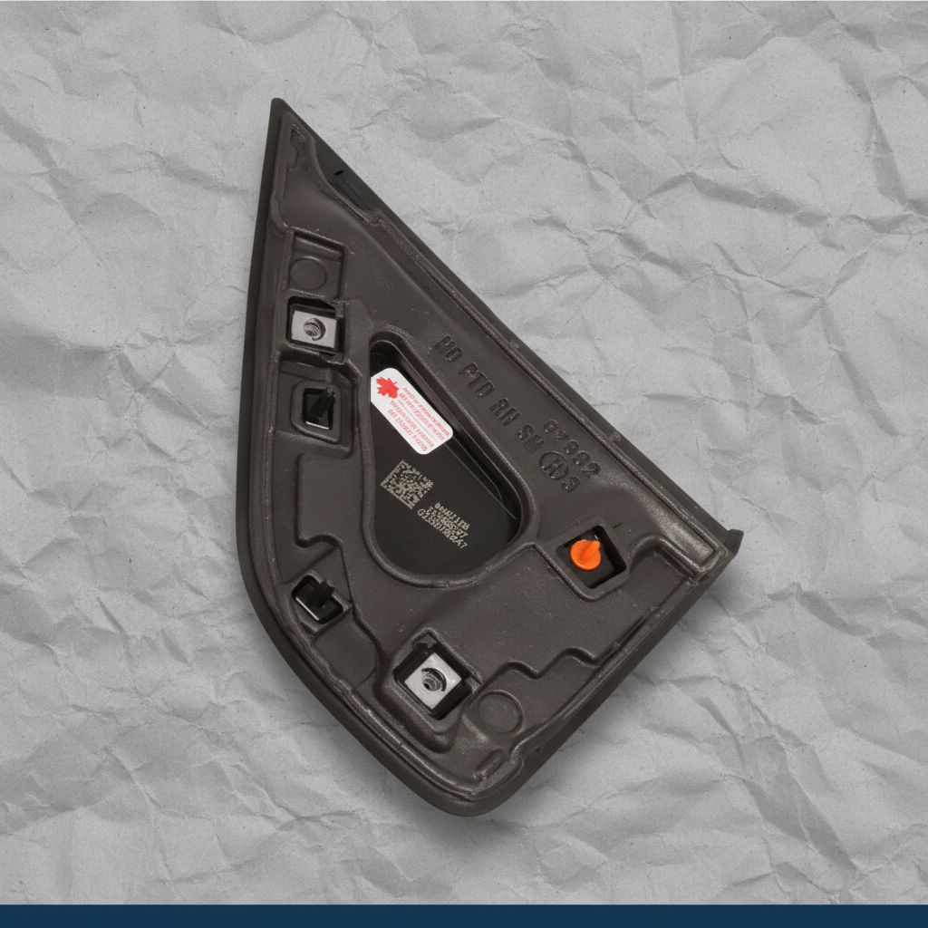 GM Truck Front Passenger Side Door Window Frame Front Applique Double Crew Cab Genuine OEM