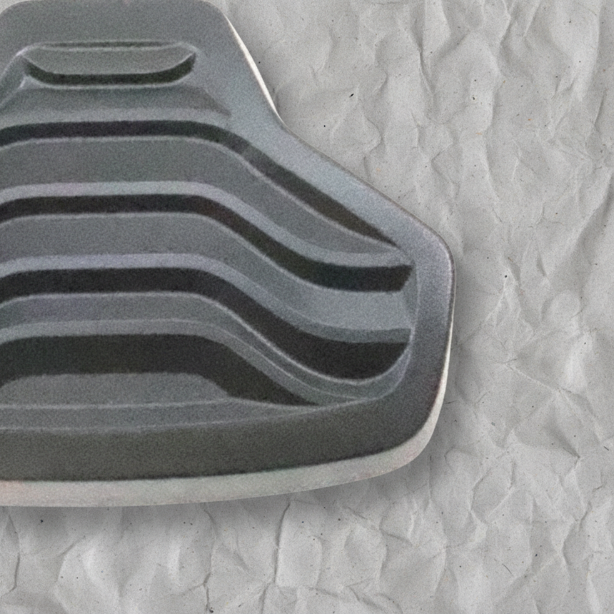 Ford Transit Brake Pedal Rubber Pad Bottom Detail
