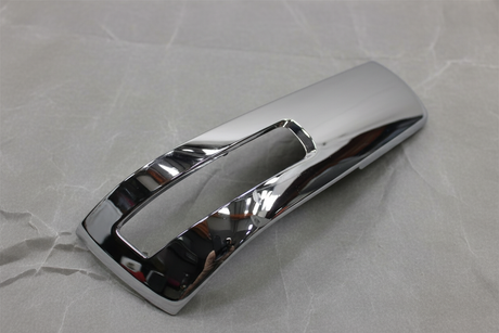 Driver Side Door Mirror Cap Chrome - Top Detail Angle 2