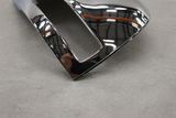 Driver Side Door Mirror Cap Chrome - Bottom Detail Angle 3