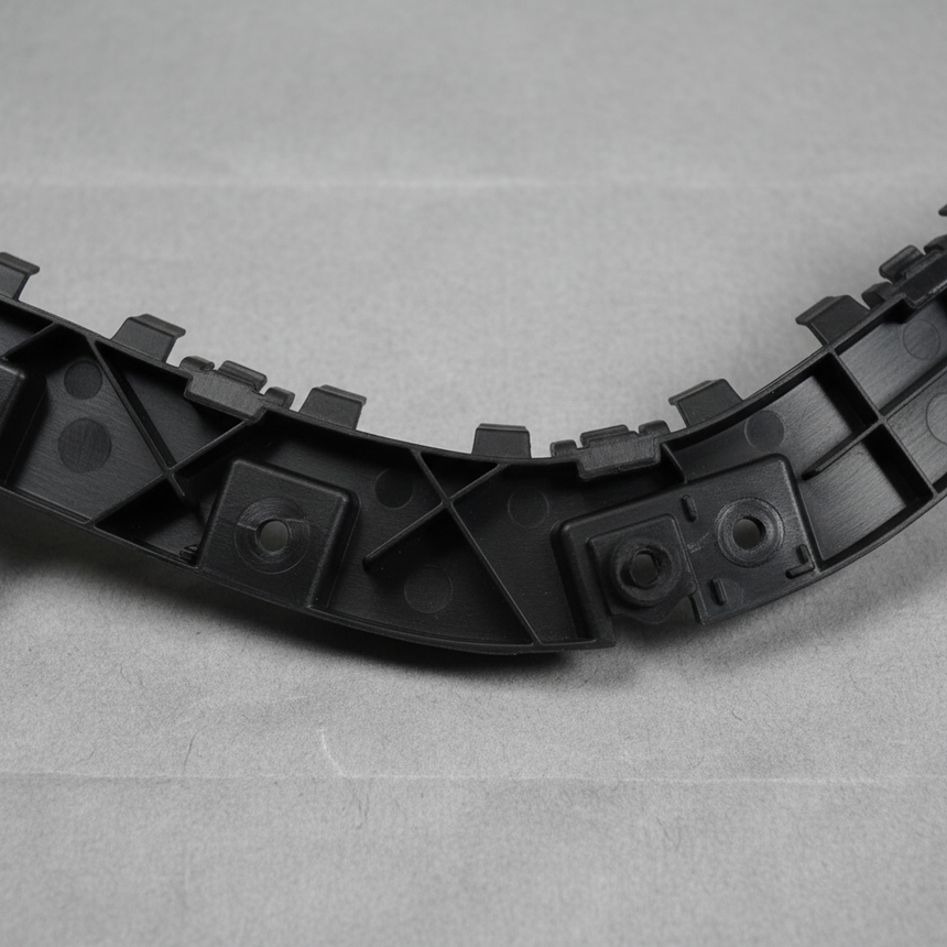 2013-2020 Lincoln MKZ Driver Rear Bumper Side Bracket OEM - Bottom Detail