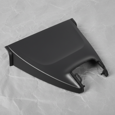 Full View - Black Trim Panel Cover on Grey Kraft Paper