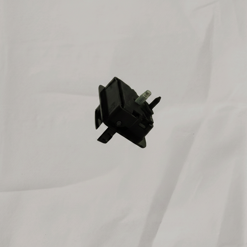 Acura MDX ZDX rear tie down hook on light grey wrinkled kraft paper background, packaging removed