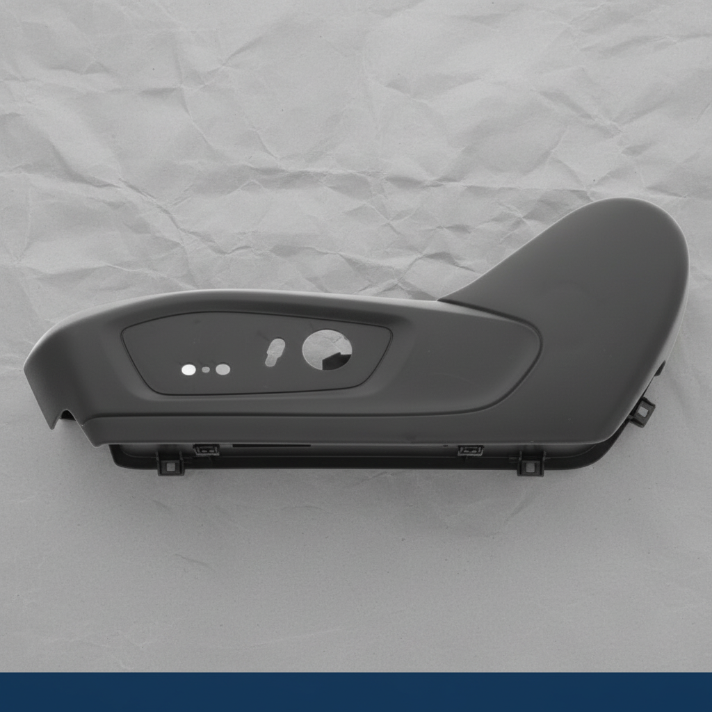 2021-2023 Ford Explorer Driver Seat Side Cover Shield Housing For 10 Way Power Seats - Black