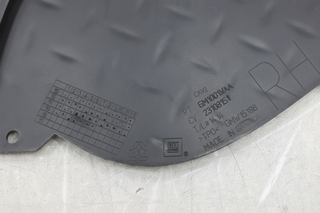 Passenger Side Rear Bumper Step Pad Insert - Bottom Detail Angle 2