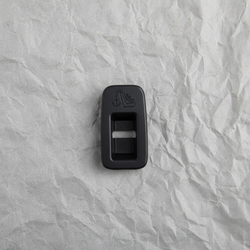 2013-2020 Nissan Pathfinder Child Seat Tie Down Hook Cap Charcoal OEM - Full View