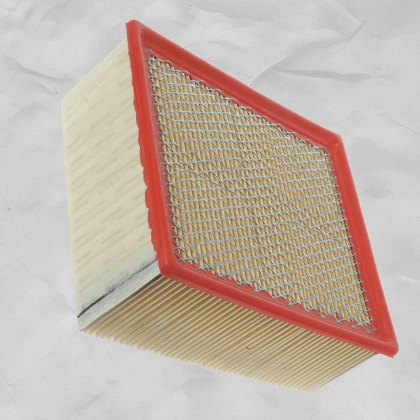Engine Air Filter - Clean Grey Kraft Paper Background