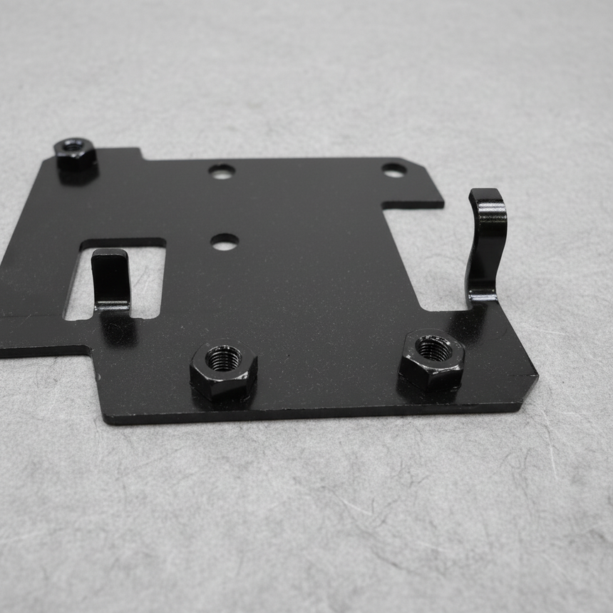 2012-21 Nissan NV Passenger Side OEM Bumper Bracket - Bottom Detail 2