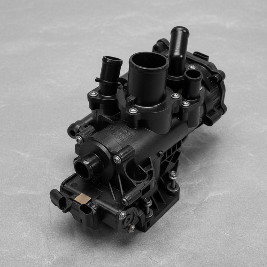 2019-2025 GM Coolant Flow Control Valve OEM - Middle Detail