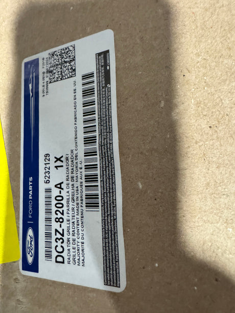 DC3Z-8200-A and DC3Z-8A284-A Local Pickup 77573 2013-2016 F-250 F-350 New OEM Grille And Satin Painted Surround  DC3Z-8200-A and DC3Z-8A284-A