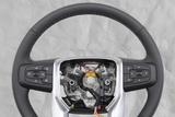 2021-2024 Yukon OEM Steering Wheel Black Leather Heated Without Adaptive Cruise 3.0L 5.3L 6.2L