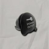 2007-2013 Jeep Dodge Chrysler Power Outlet Bezel w/Cover Black OEM