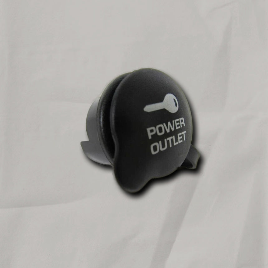 2007-2013 Jeep Dodge Chrysler Power Outlet Bezel w/Cover Black OEM