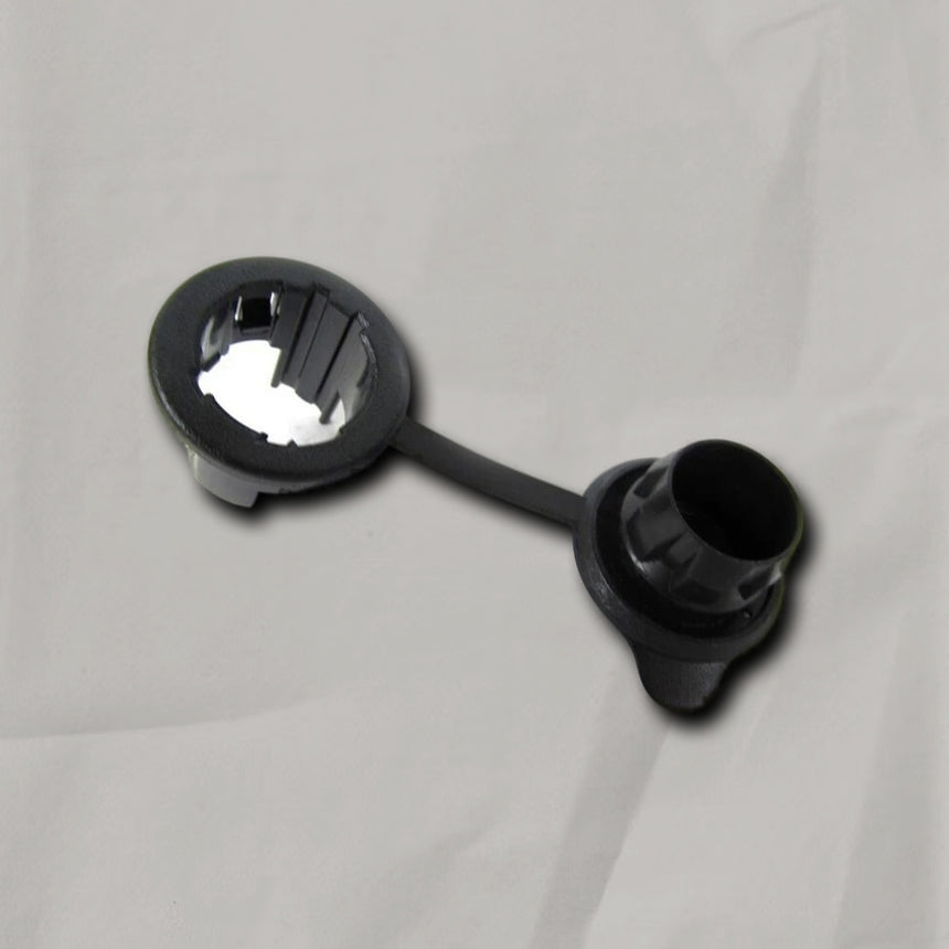 2007-2013 Jeep Dodge Chrysler Power Outlet Bezel w/Cover Black OEM