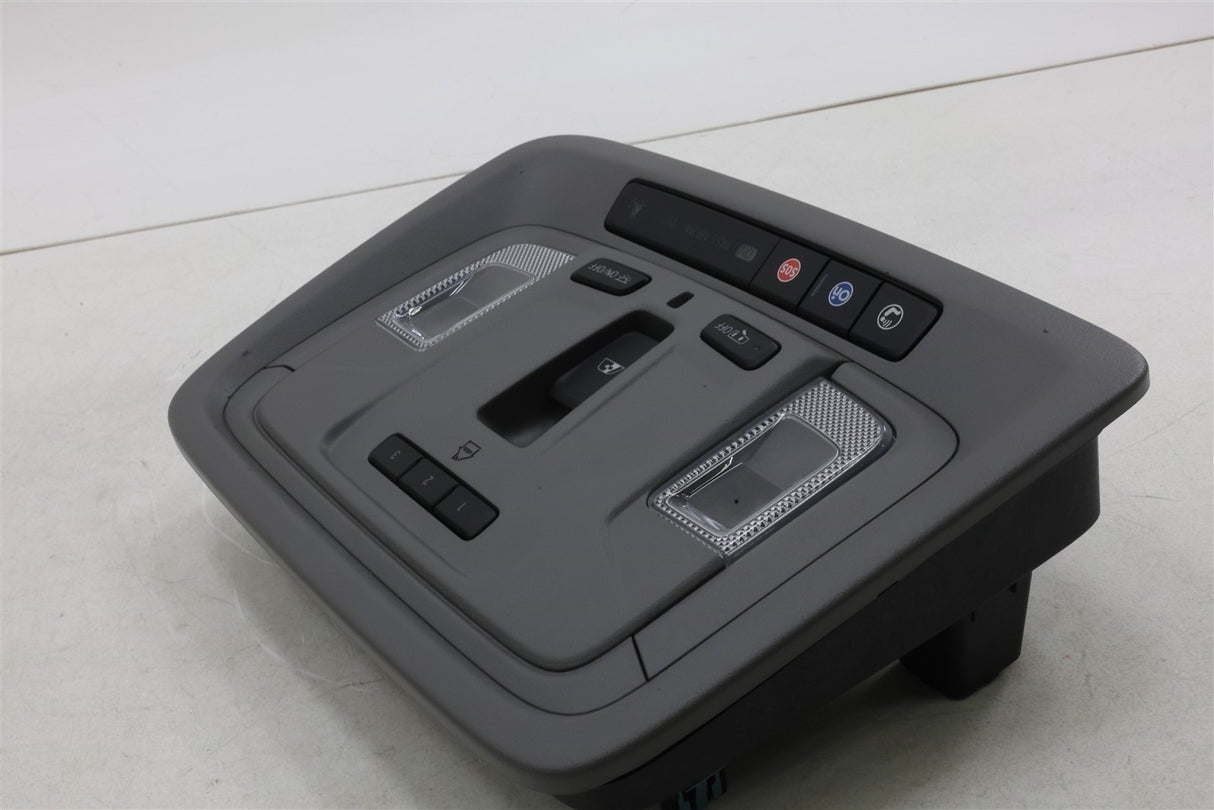 2019-2023 Silverado Sierra Overhead Console Gray With Garage Opener OEM