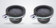 Set of 2 Chevy Silverado GMC Sierra Dash Speakers OEM