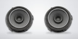 Set of 2 Ford Edge Rear Door Midrange Speakers OEM