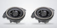 Set of 2 Acura OEM rear door speakers