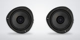 Set of 2 Ford Super Duty Rear Door Speakers OEM